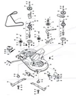 MOUNTFIELD deck blades drive belt REAR DISCHARGE COLLECTOR 1538M 1538H T38H 98cm