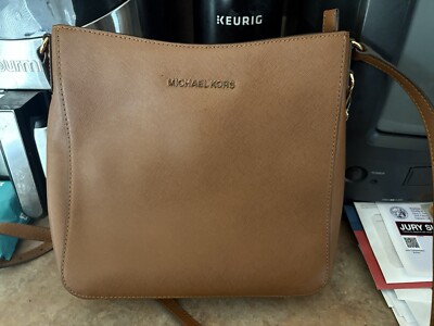 Brand New Michael Kors Cognac Crossbody