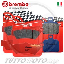 PASTIGLIE FRENO ANTER.+POSTER. BREMBO APRILIA ETV CAPONORD 1000 ABS 2003 2004
