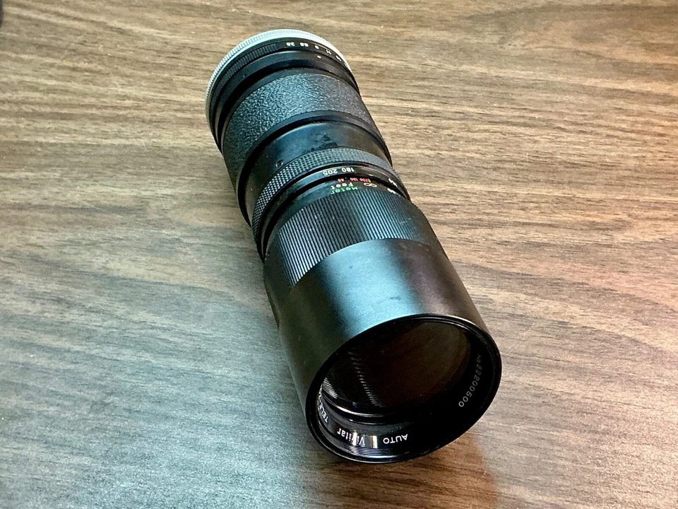 Lente de cámara automática Vivitar Tele-Zoom Japón 1:3,8 85 mm - 205 mm F3,8 - F22 No. 37123 Foto 2 de 4