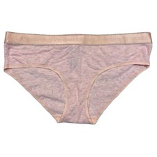 NWT VICTORIA'S SECRET Hiphugger Hipster Pantie Sz M-L-XL Silver Pink