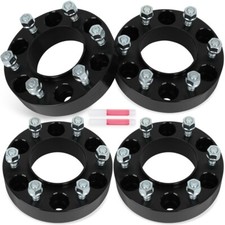 4pcs 1.5 6x5.5 Hub Centric Wheel Spacers 12x1.5 For Ford Bronco Ranger 2013-23
