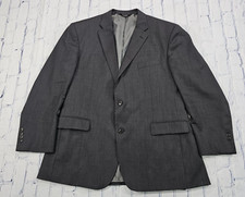 Jos A Bank Executive Traditional Gray Wool Blazer Suit Jacket Sport Coat MEN 46L