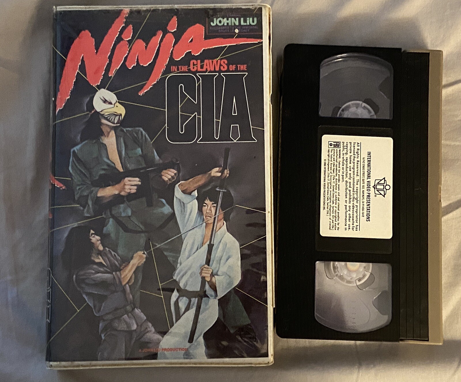Ninja In The Claws Of The CIA VHS RARE Big Box Kung Fu Horror SOV Night ...