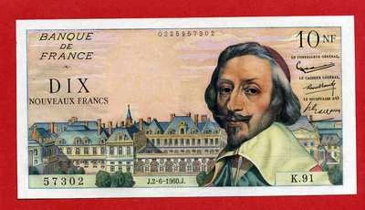 (Ref: K.91) 10 FRANCS RICHELIEU 2/06/1960 SPL+ - Photo 1/2