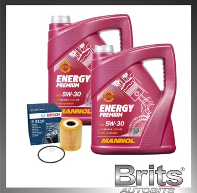 SERVICE KIT for RANGE ROVER L322 3.0 D - BOSCH OIL FILTERS & 5L OIL (2002-2012)