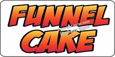 Funnel Cake DECAL (CHOOSE SIZE) Concession Food Truck Vinyl Sign Sticker 