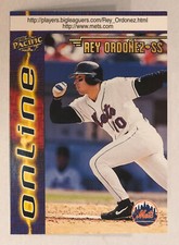 1998 Pacific Online - Web Cards - Rey Ordonez - #486 - New York Mets - NrMt