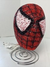 SPIDERMAN TABLE LAMP - NIGHT LIGHT 8 inches High 120V Tested Working 