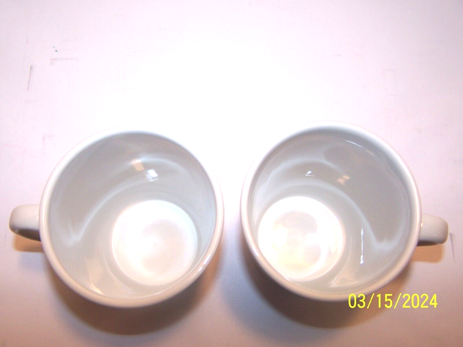 TIM HORTON HORTONS DONUTS Coffee Mug / Cups Small Mug STEELITE Vtg. Set