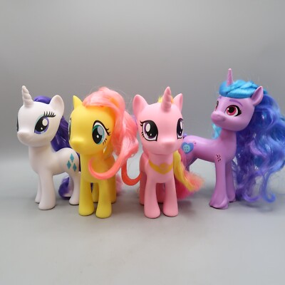 My Little Pony G4 Figure Lot MLP Figures Rarity Fluttershy Candance Izzy 2016