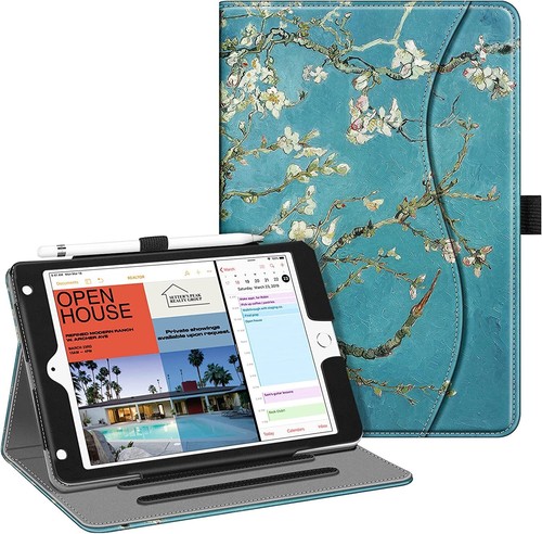 Custodia Smart per iPad Mini 5/4 Visualizzazione Multiangolo Folio Cover Auto Sveglia/Sleep - Foto 1 di 18