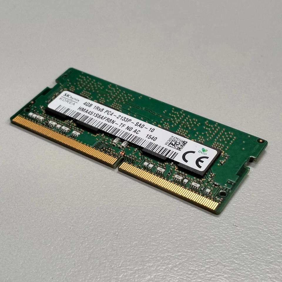 SK Hynix 4GB DDR4 RAM PC4-17000 CL15 2133MHz Non-ECC SODIMM HMA451S6AFR8N-TF - Image 2 of 4