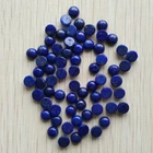 Wholesale 50pcs/lot 6mm natural Lapis Lazuli round CAB CABOCHON stones DIY