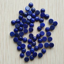 Wholesale 50pcs natural Lapis Lazuli round CAB CABOCHON stones DIY 6mm No Holes