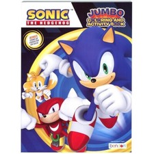 Sonic Coloring Book for Kids, 80 Detailed Pages, The Hedgehog Video Game