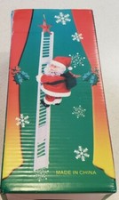 Battery Operated Ladder Climbing Santa Toy Hangs from tree and santa climbs