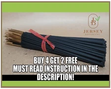 Incense sticks 11'' - 100 sticks per pack. Handmade / Dipped. Buy 4 get 2 free