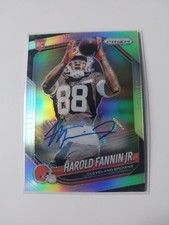 2025 Prizm Harold Fannin Jr. Auto RC Silver #399 Browns Rookie