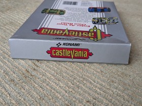 Castlevania 1st First Print Hangtab Circle SOQ NES Nintendo Complete CIB Overlap