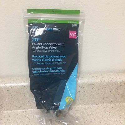 SharkBite Click Seal 1/2 in. PTC X 1/2 in. D PTC 20 in. Brass Connector UR24657Z
