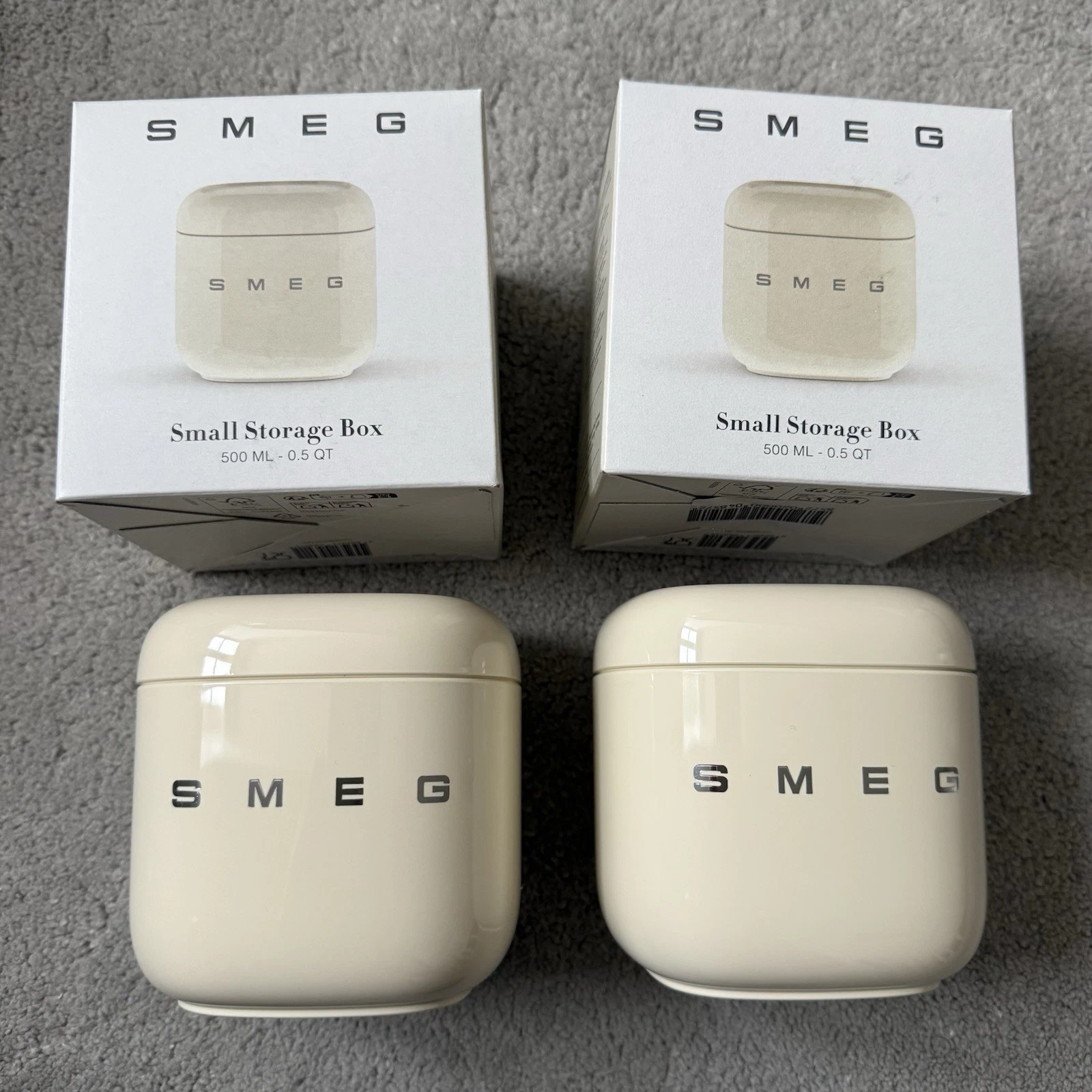 SMEG Limited Edition 2026 2 dry storage containers in retro cream
Opens in a new window or tab