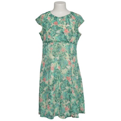Cecilia Classics, Kleid, Größe: 42, Grün/Mehrfarbig, Polyester, Blumen #deg