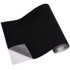 Black Wool Felt 14x118 Inch Self-Adhesive Felt Fabric Liner for Furniture Pro.
