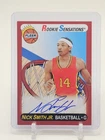 NICK SMITH JR. FLEER RETRO ROOKIE SENSATIONS AUTOGRAPH #13RS-NS A Q3474