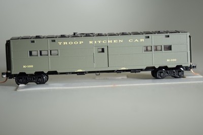 29017 N Scale Micro Trains 52' MECHANICAL REEFER TROOP KITCHEN CAR US DOT