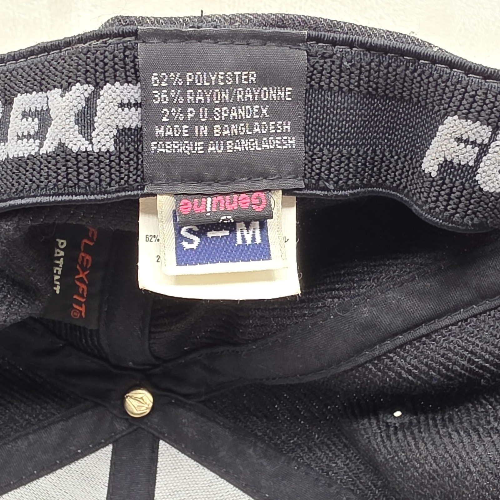 Volcom Hat Cap Fitted Medium Gray Full Stone XFit… - image 8