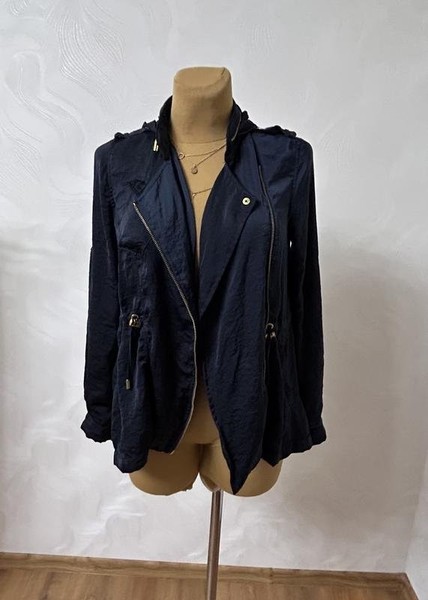 Women Armani Exchange Jacket Navy Polyester 44