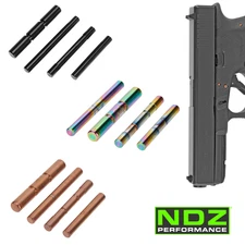 NDZ Glock Gen 1-3 17 19 Pin Kit Trigger Housing Locking Stainless Steel Cerakote