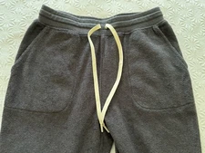 OUTERKNOWN $128 High Tide Terry Sweatpants Organic Cotton Jogger Women’s S Gray