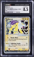 Raikou ex 92/95 Team Magma vs Team Aqua Holo CGC 8.5 English 2004 on eBay