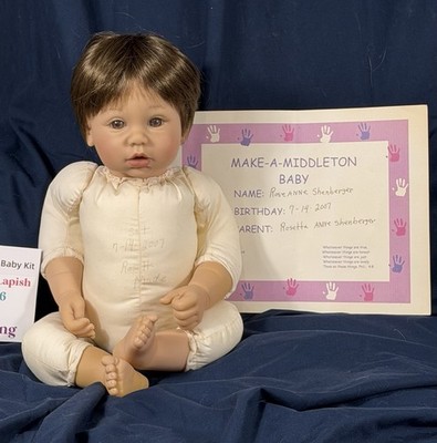 Lee Middleton   Make A Baby Kit- Lil Peanut  No Clothes As Is. Reborn