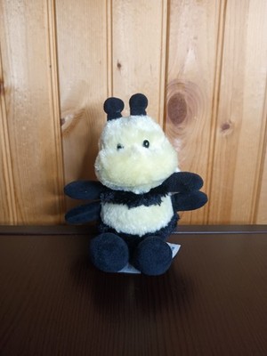 Bee Stuffed Animal Fiesta Toys Bean Bag Sitting Bee Plush 7 inch Bumble Bee