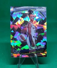 2025 Panini Prizm WNBA Silver Ice Variation Aziaha James RC Dallas Wings