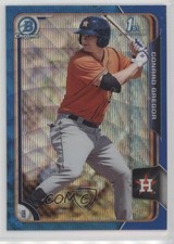 2015 Bowman Chrome Prospects Blue Wave Refractor Conrad Gregor #BCP55 3d5