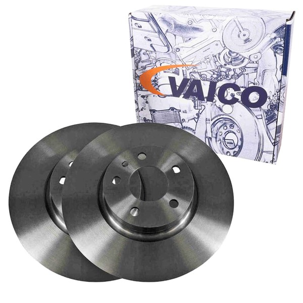 2X Vaico Bremsscheiben 281Mm Voll Vorne Passend FüR Alfa Romeo 147 156 | V24-400-image