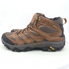 Merrell Moab 3 Mid J035839 Mens 11.5 Hiking Boots Earth Brown Suede Waterproof
