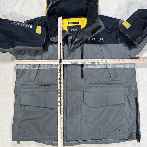 RLX Polo Ralph Lauren Military Army Unit 03 Reflective Rescue Rain Tech Jacket image 8
