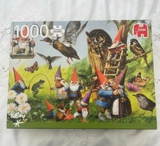 Rare Jumbo 1000-Piece Jigsaw Puzzle, View Series "At Home With The Gnomes"