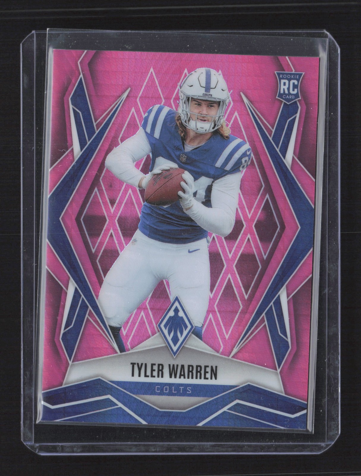 2025 Panini Phoenix #185 Tyler Warren Pink Hyper Prizm #/299