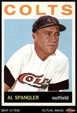 1964 Topps #406 Al Spangler Colt 45s 5 - EX