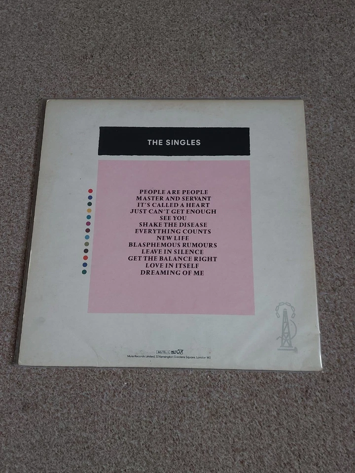 DEPECHE MODE "Singles 81-85" Vinyl Lp Good Condition. - Image 2 of 4