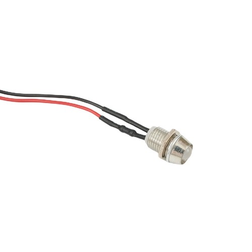 Nice Pack Indicator Light Metal Multi-Color 10mm 12V Positive+Negative - Picture 4 of 12