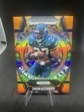 2025 Panini Prizm Black Shaun Alexander Kaleidoscopic Orange /49 Seahawks SP
