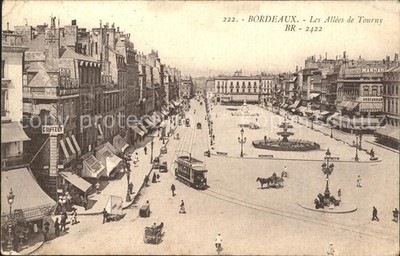 Strassenbahn Bordeaux Allees de Tourny 