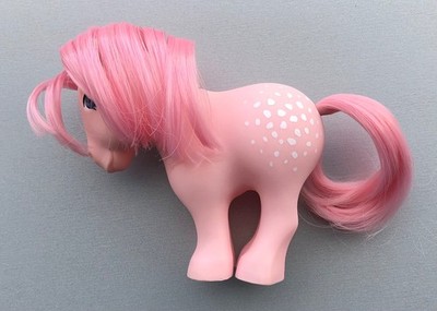 VINTAGE 1980s 80s G1 MLP My Little Pony COTTON CANDY 1st Edition FLAT FOOTED Toy